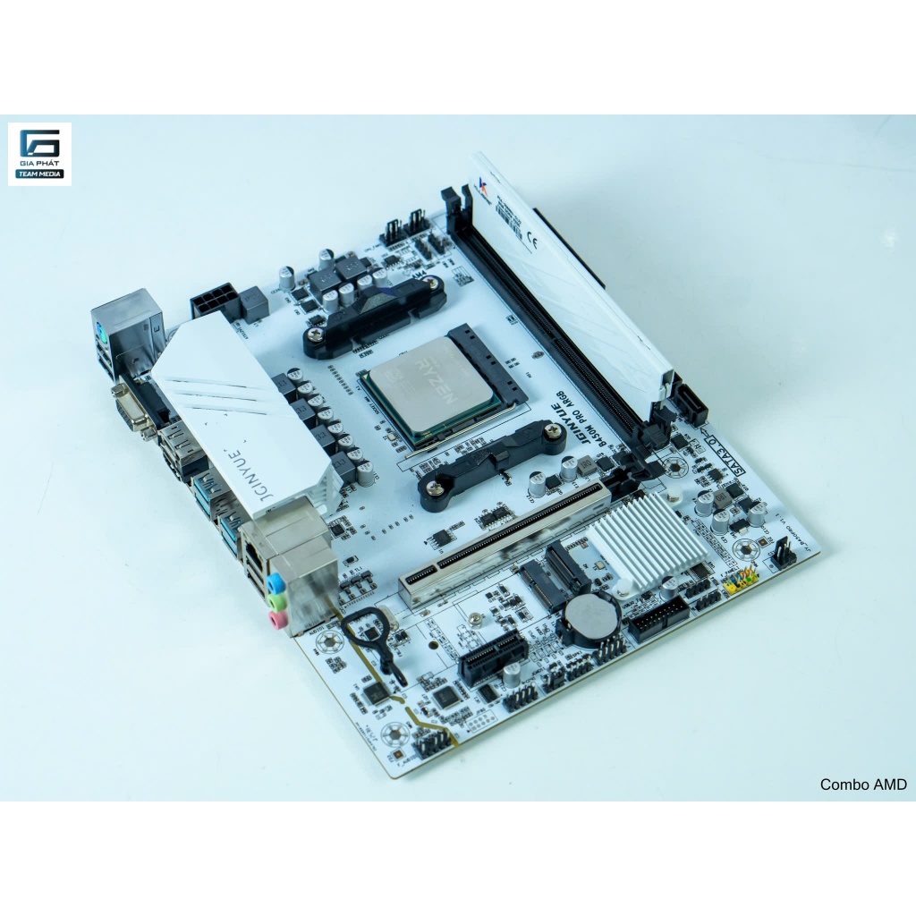 Combo AMD B450 + Ryzen 7 5700X Tray (Không Tản) + Ram 16GB BH 36T cực xịn sò giá tốt để lắp ráp máy