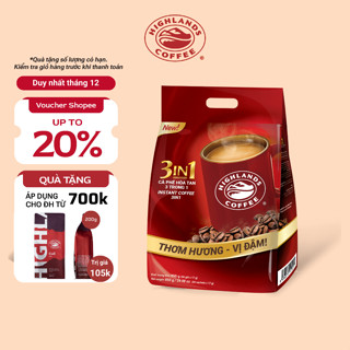  CÀ PHÊ SỮA HOÀ TAN 3IN1 HIGHLANDS COFFEE - 50 GÓI 