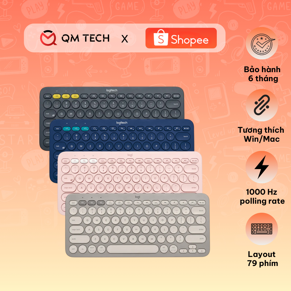 Bàn phím Logitech K380 không dây - QMTECH STORE