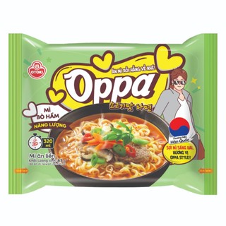 Combo 10 gói Oppa mì bò hầm ăn liền Otoki 65g