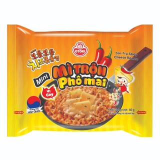 Combo 5 Gói Mì Trộn Phô Mai Vị Cay Otoki Mini 80g