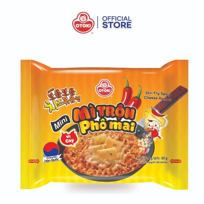 Combo 5 Gói Mì Trộn Phô Mai Vị Cay Otoki Mini 80g