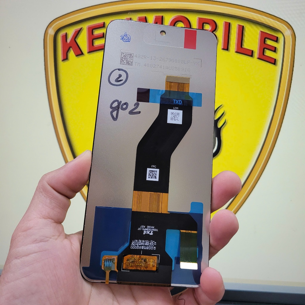 Màn Hình Tương Thích Techno Spark Go 2 / KM4, Loại 1 (tặng keo dán + cường lực)