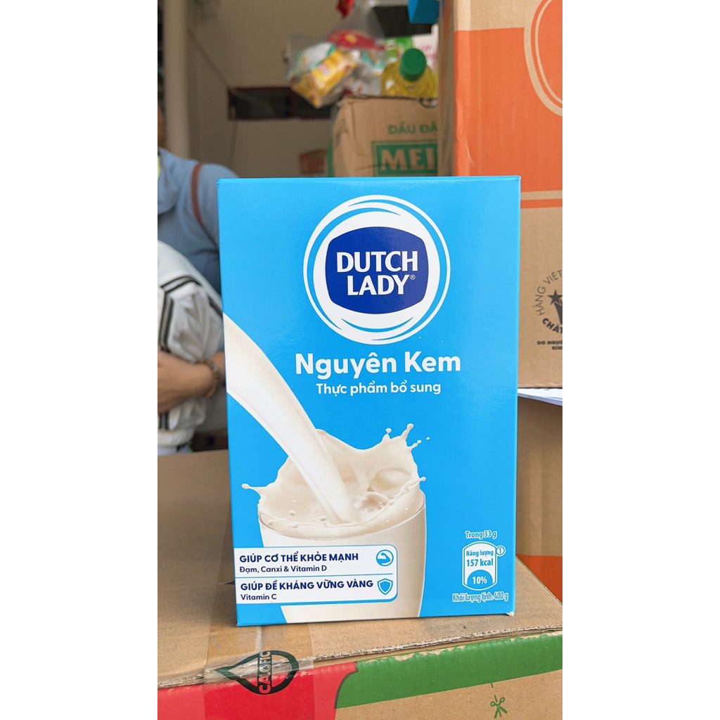 Sữa Bột Dutch Lady Nguyên Kem Cô Gái Hà Lan Hộp 400g