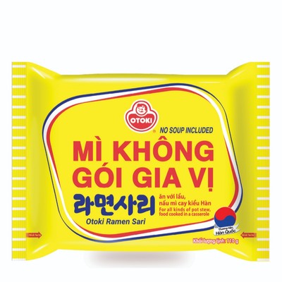 Thùng 48 Gói Mì Không Gói Gia Vị Otoki 110gx48