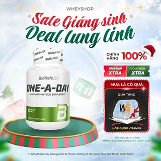  TẶNG HỘP Viên uống bổ sung vitamin khoáng chất tổng hợp BiotechUSA One A Day Multivitamin  100 viên  - WHEYSHOP HCM 