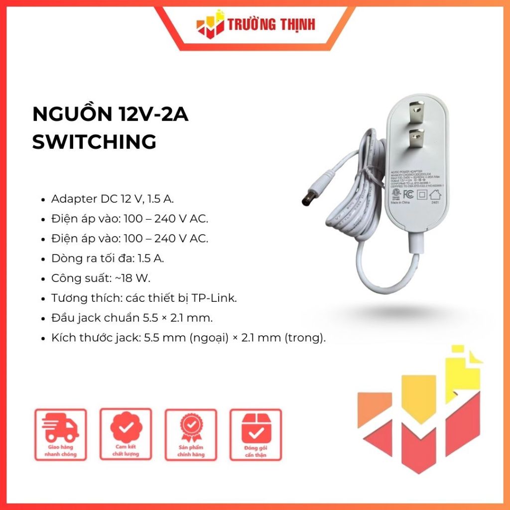 NGUỒN 12V-2A SWITCHING,NGUỒN 12V-2A SWITCHING
