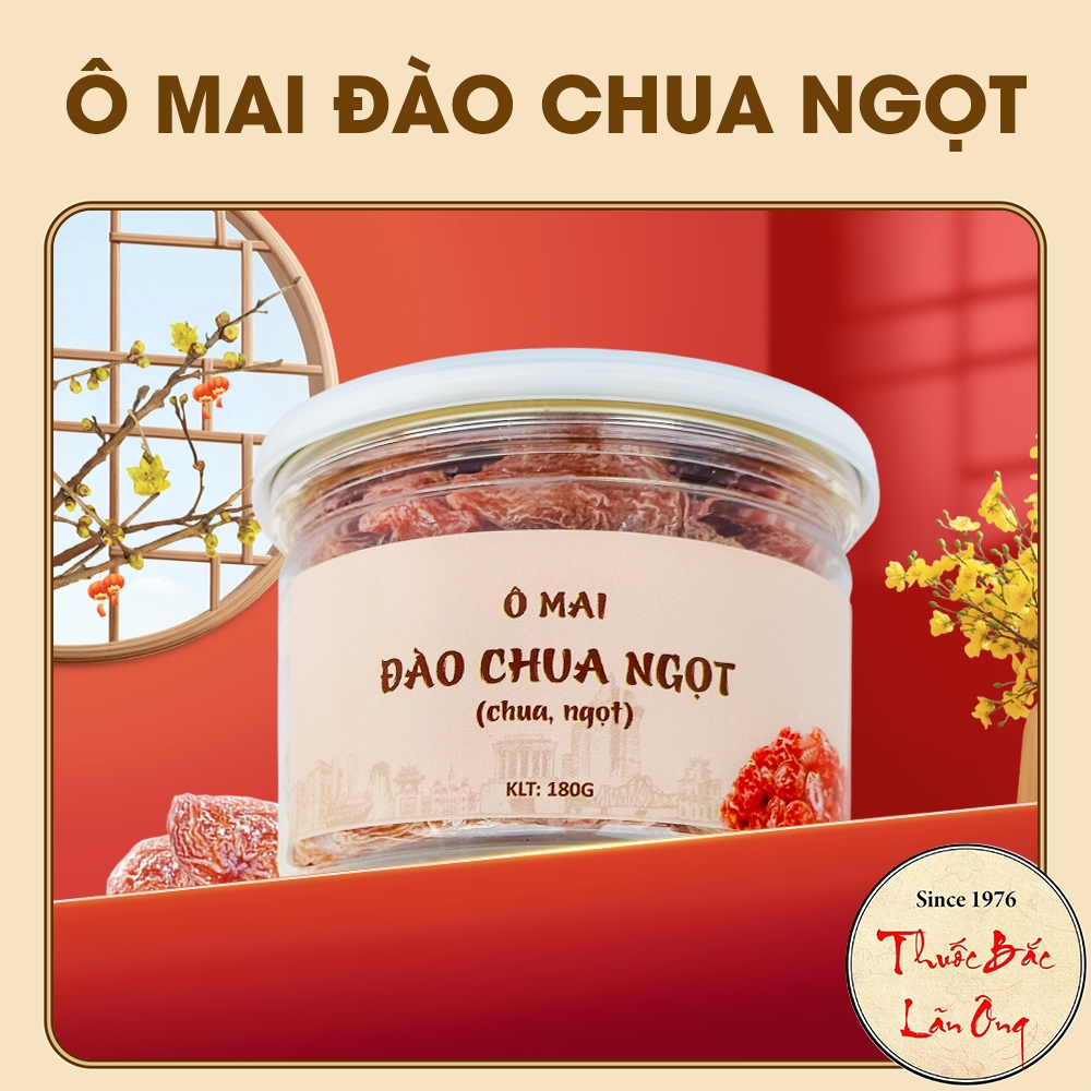 Ô mai đào chua ngọt, xí muội đào chua ngọt, đào không hạt chua ngọt, thơm dẻo