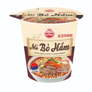 Combo 6 ly mì bò hầm cay Otoki 62g