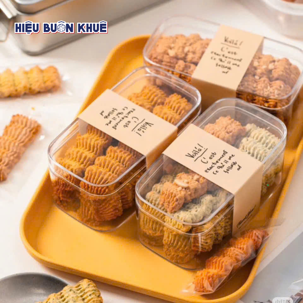 50 Hộp Mousse Cứng Đựng Bánh Lạnh, Tiramisu, Bánh Ngọt, Bánh Qui 280ml - 330ml [JL001 hoặc 1270]