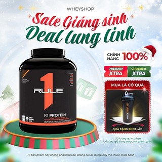   TẶNG BÌNH  Sữa dinh dưỡng hỗ trợ tăng cơ whey protein | Rule 1 Proteins | WHEYSHOP VN 