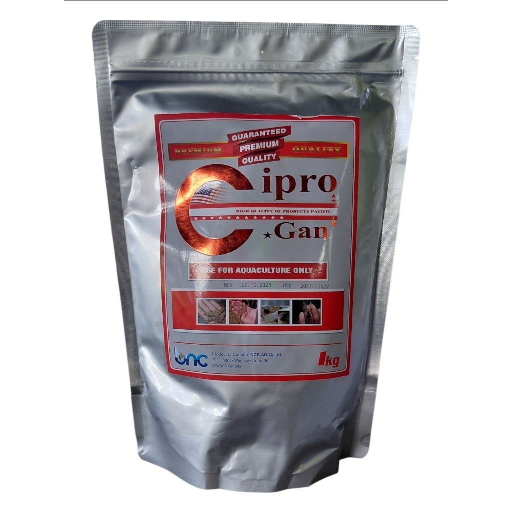 cipro đ.ăc tr.ị các bệnh về gan cho tôm cá và các loài thủy sản khác (gói 1kg)
