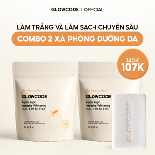  Combo 2 Xà phòng trắng da Glowcode hỗ trợ sạch da dưỡng trắng với niacinamide bath and body works xà bông 