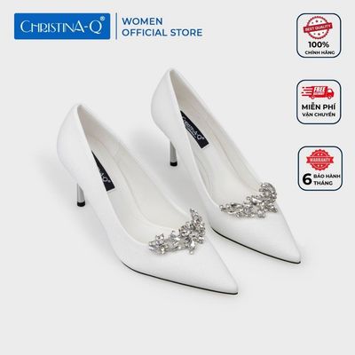 Giày Nữ Cao Gót Bít Mũi Nhọn CHRISTINA-Q GBN454H