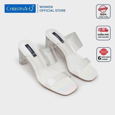 Guốc Nữ Gót Trụ CHRISTINA-Q GUN124G