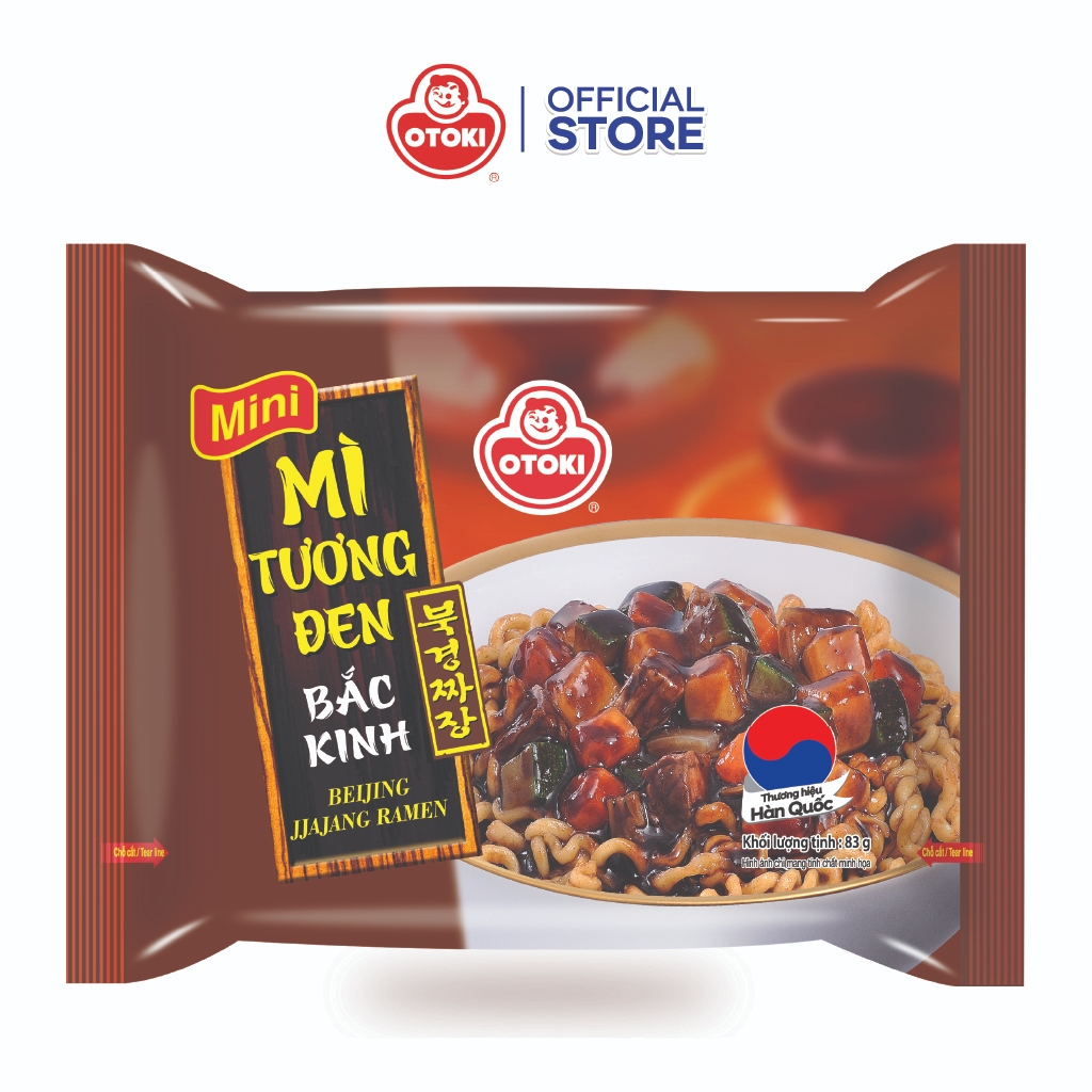 Combo 10 gói Mì Tương Đen Bắc Kinh Otoki 83g