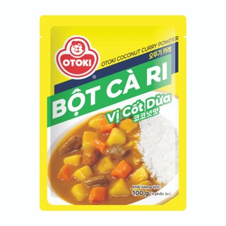 Combo 3 Gói Bột cà ri vị cốt dừa Otoki 100g