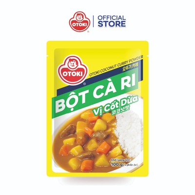 Combo 3 Gói Bột cà ri vị cốt dừa Otoki 100g