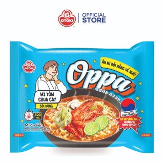 Combo 10 gói Oppa mì tôm chua cay ăn liền Otoki 65g
