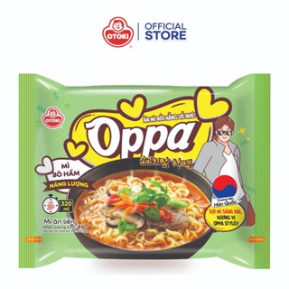 Combo 10 gói Oppa mì bò hầm ăn liền Otoki 65g