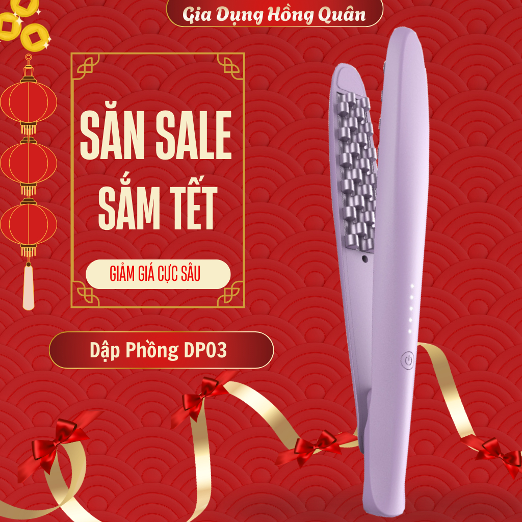 Máy Dập Phồng Chân Tóc DP03 Giúp Tạo Phồng Tạo Xù , Bấm Phồng Tóc Tự Nhiên, Không Gây Hư Tổn