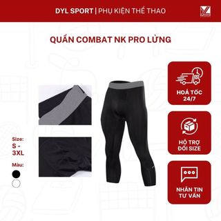  Quần combat NK Pro lửng co giãn 4 chiều thoáng khí phù hợp tập gym và thể thao 