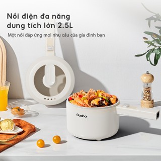 Nồi điện Gaabor EC-30M01A đa năng dung tích 2.5L công suất 600W vân đá chống dính kèm xửng hấp