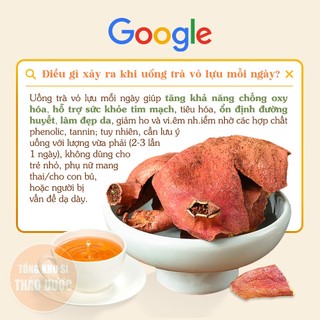 Vỏ lựu khô 100g, thạch lựu bì thơm, sạch, không lẫn tạp chất - Tổng Kho Sỉ Thảo Dược