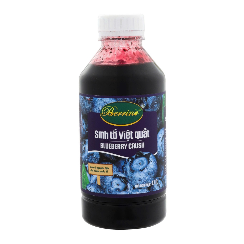 Sinh tố Berino Việt quất chai 1 lít