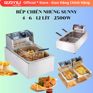 Bếp chiên nhúng điện SUNNY Cao cấp, Siêu bền hàng Chính hãng, Bảo hành 1 năm, bảo trì trọn đời