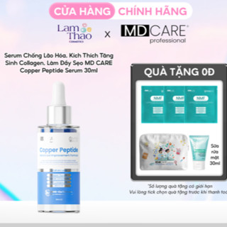  Tinh Chất Hỗ Trợ Chống Lão Hoá Cung Cấp Collagen MD Care Copper Peptide Serum Advanced Improvement F 