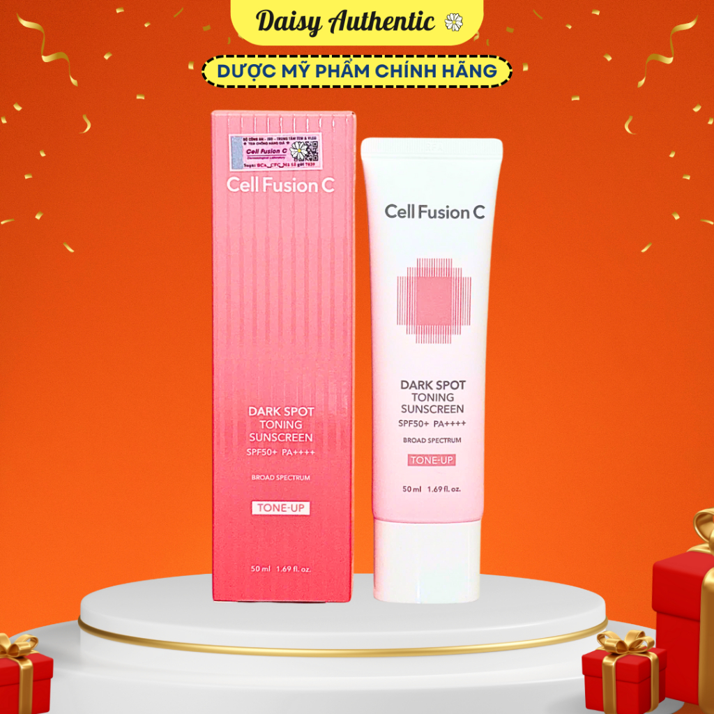 Kem Chống Nắng Nâng Tông Cell Fusion C Toning Sunscreen 100 SPF50+/ PA +++ 50ml