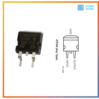 IC ổn áp 5V L7805 TO-263 (D2PAK)