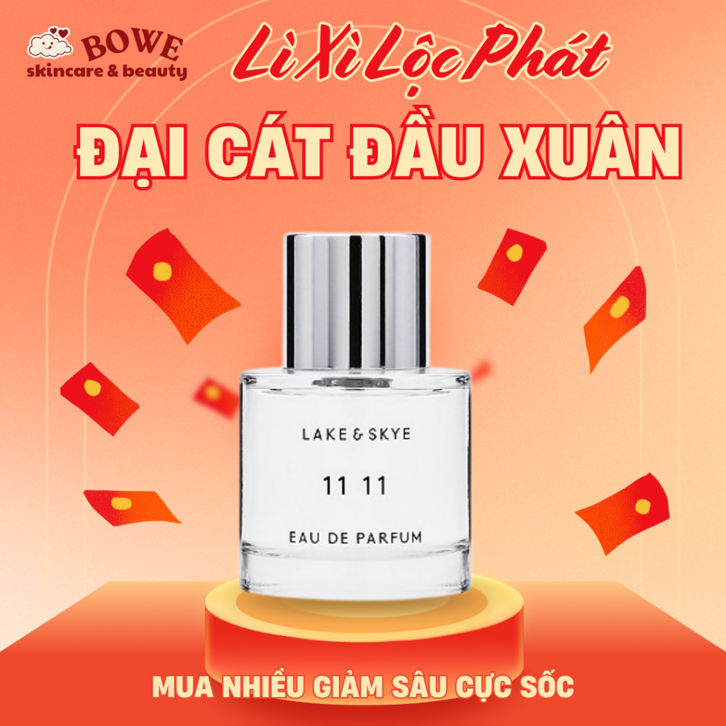 Nước hoa chiết 10ml unisex Lake & Skye 11 11 EDP hương thơm tươi mới, thanh thoát