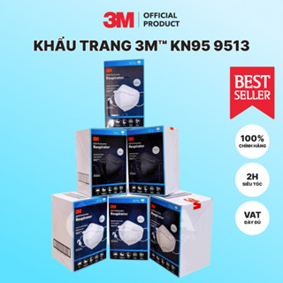  Khẩu Trang 3M KN95 9513 KF94 9013 Chính Hãng 3M Singapore Khẩu Trang Lọc Bụi 3M Khẩu Trang Y Tế 