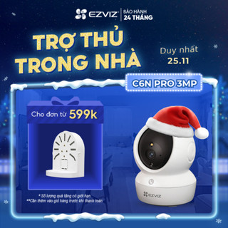  Camera WIFI EZVIZ C6N Pro 3MP Trong nhà Quay Quét 360 Độ Đàm Thoại 2 Chiều - Bản nâng cấp C6N 