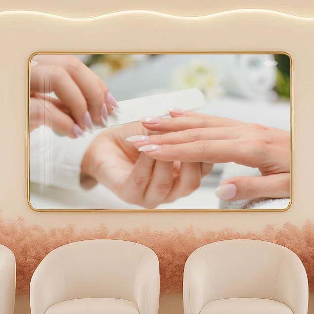 Tranh Tráng Gương Treo Tường Tiệm Nail - Thương Hiệu TS Xưởng Tranh Trường Sinh