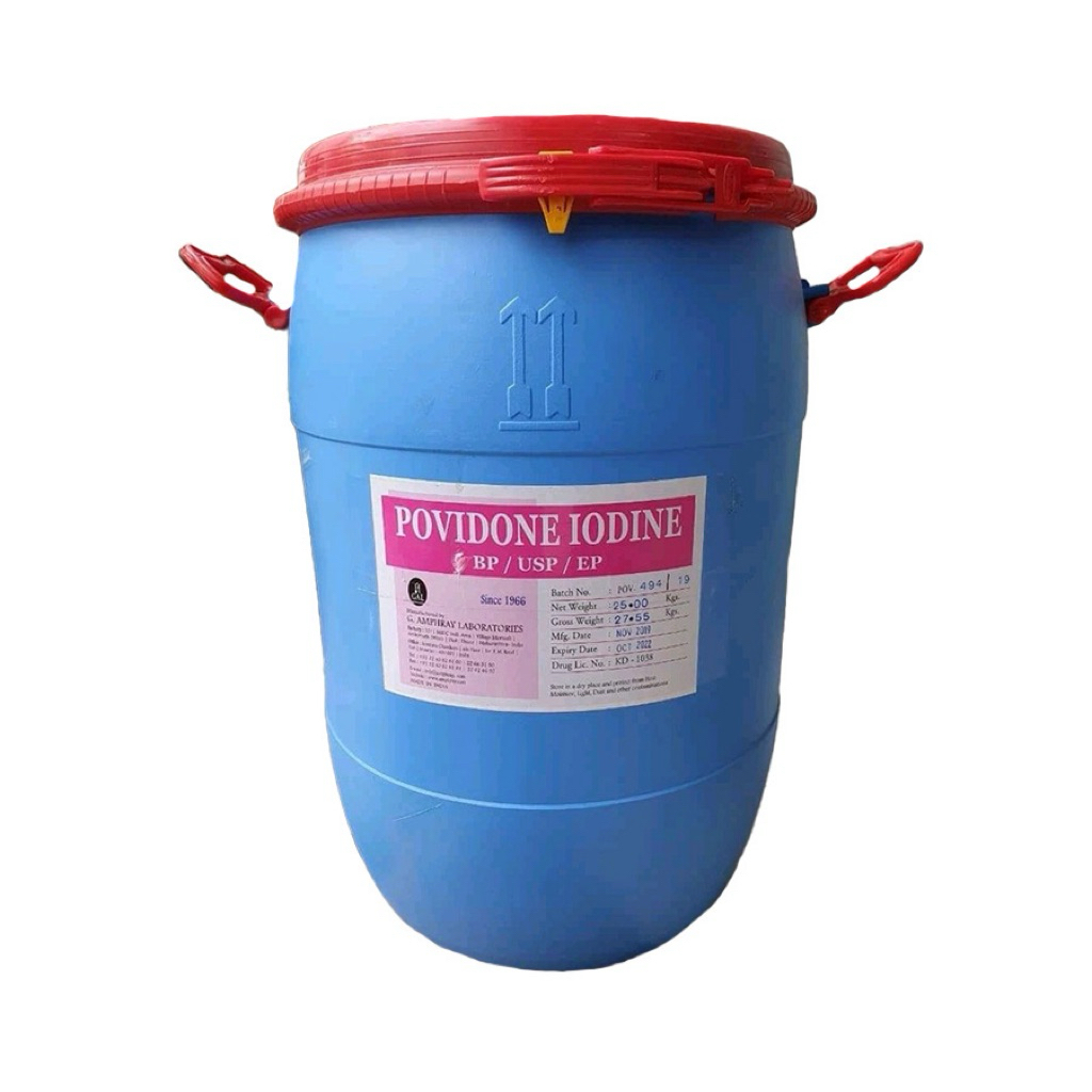 Iodine Nhựa Ấn Độ (Iodine Complex) 25kg - Hóa Chất Di.ệt Khu.ẩn, S.át Trùng Nước Ao Tôm Cá, Tr.ị Nấm