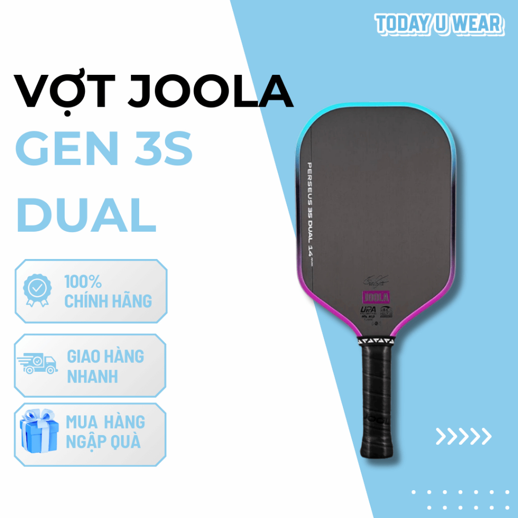 Vợt Pickleball JOOLA Gen 3S Dual Chính Hãng – Dòng Chuyên Nghiệp Đạt Chuẩn USAPA