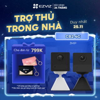  Camera EZVIZ CB2 Sử Dụng Sim 4G Không Dây Pin Sạc 2000 mAh Đầu Sạc Type-C 