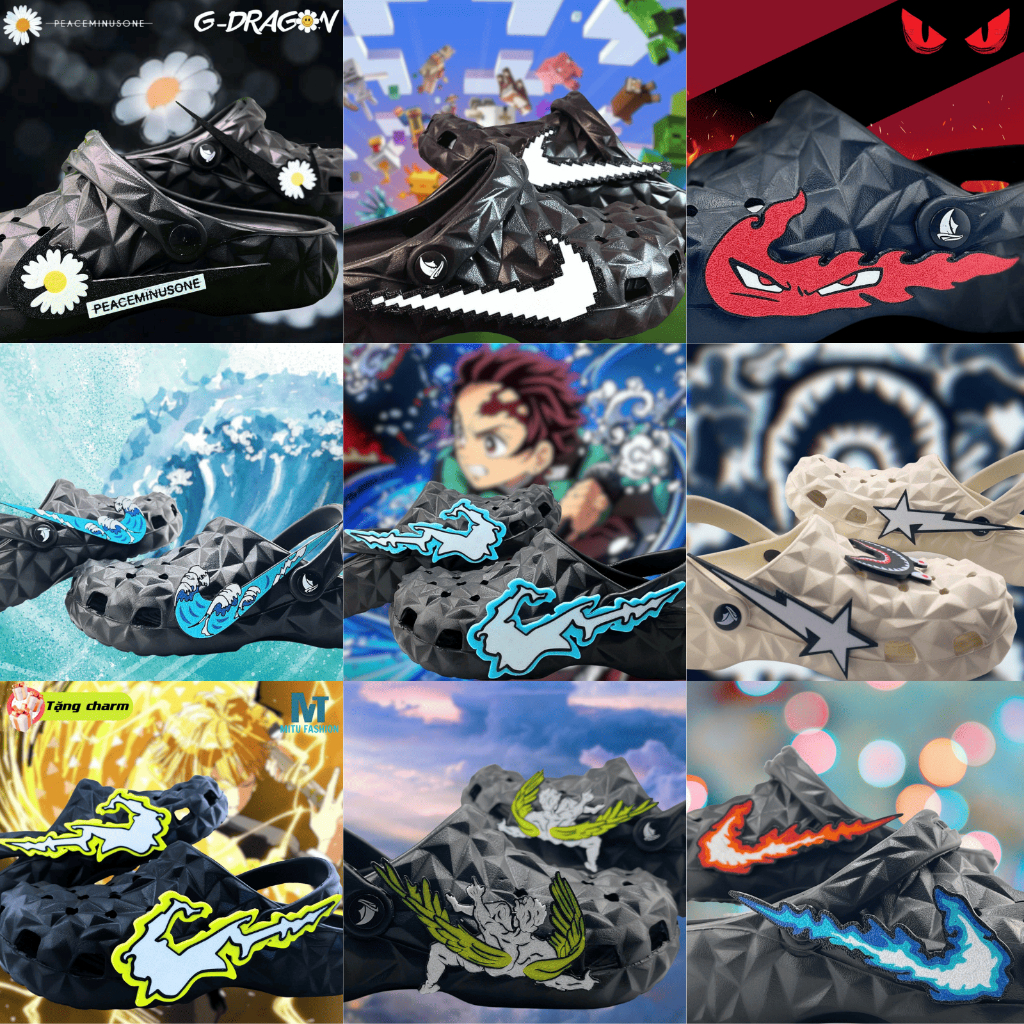 [Charm Riêng Không Dép] Charm Gắn Dép –Phụ Kiện Gắn Dép Cá Tính – Charm Trang Trí Dép Phong Cách Năng Động