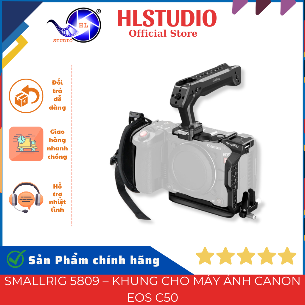 SmallRig Cage Kit Canon EOS C50 5809 HL Studio - Khung Nhôm Arca-Swiss