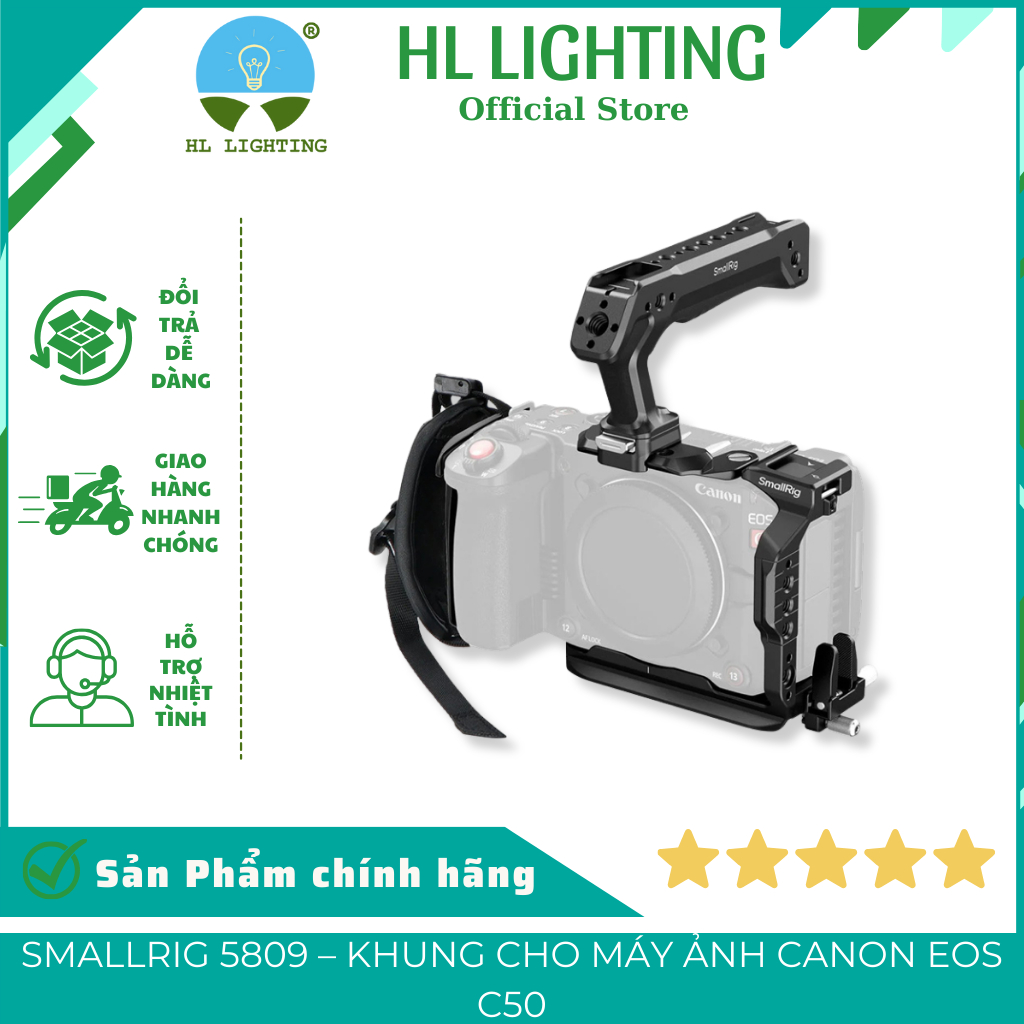 SmallRig Cage Kit Canon EOS C50 5809 HL Lighting - Khung Nhôm Arca-Swiss
