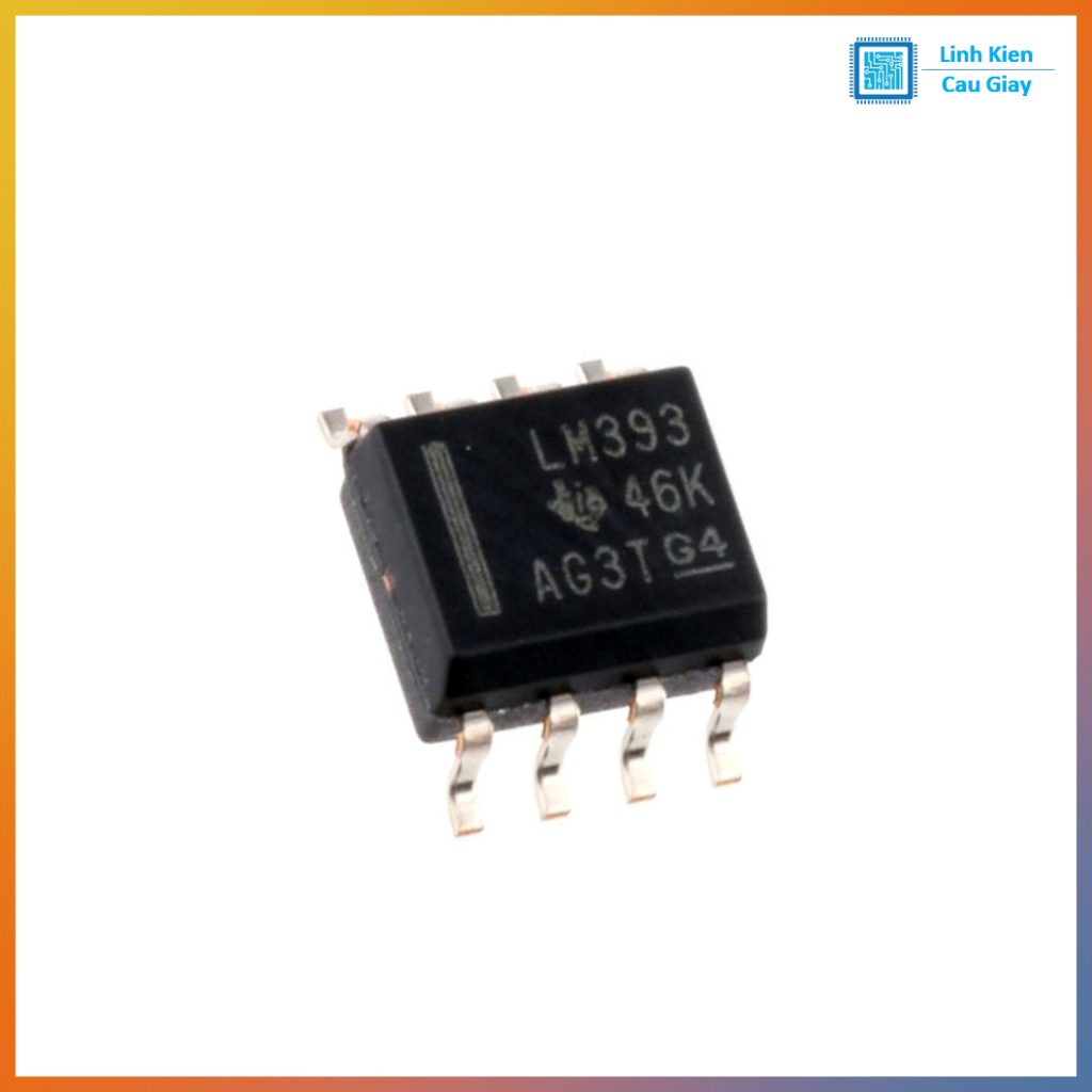 Linh kiện IC so sánh kép LM393 SOP-8