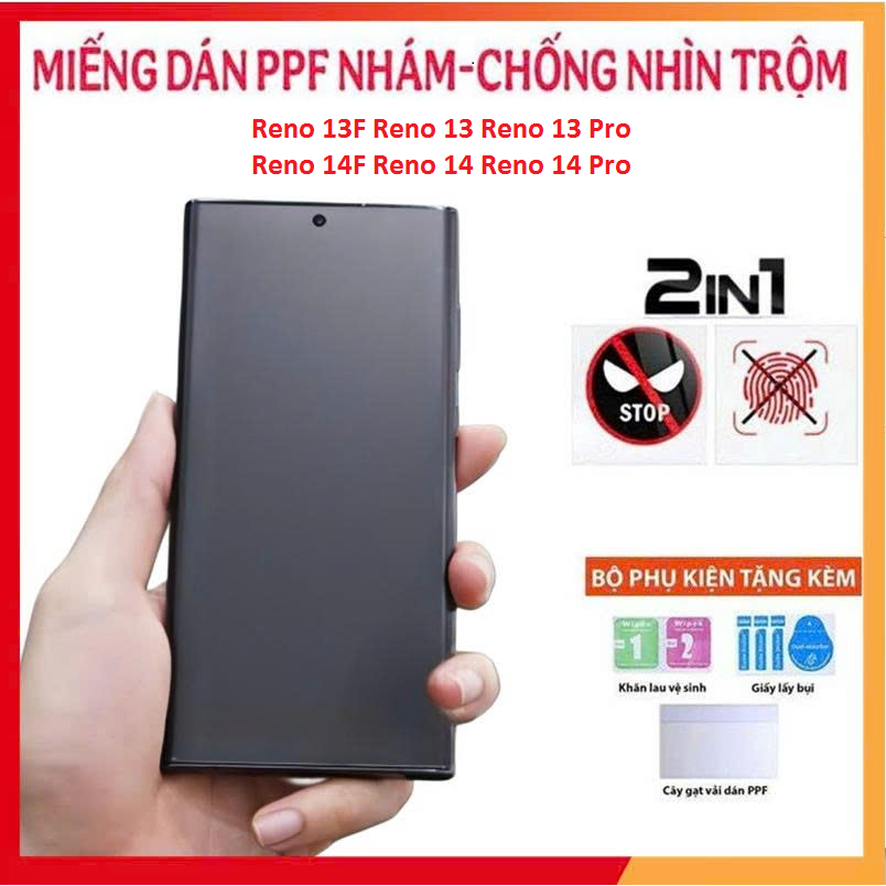 PPF 2 IN 1- PPF Nhám Chống Nhìn Trộm dành cho IP 17 17 Pro IP 17 Air IP 17 Pro Max IP 16 16e 16 Pro 