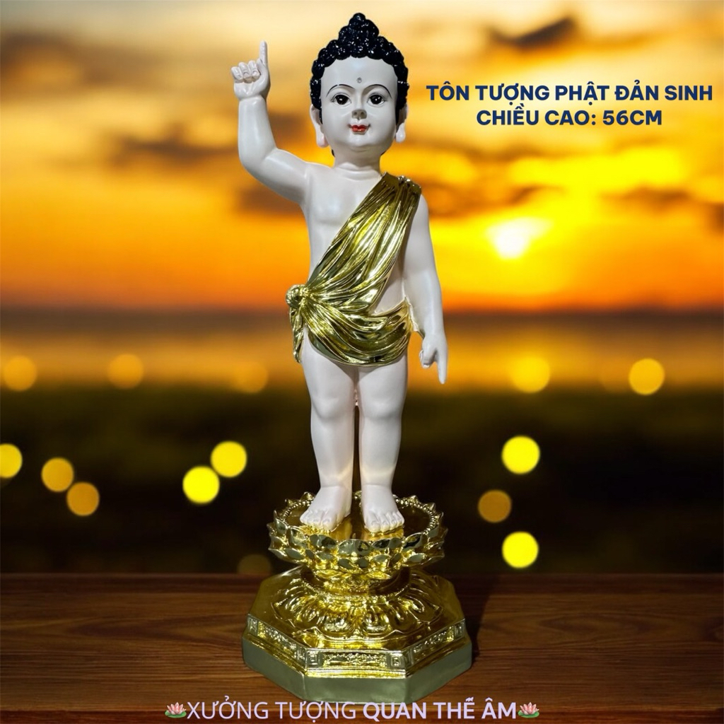 Tượng Phật Đản Sanh 56cm