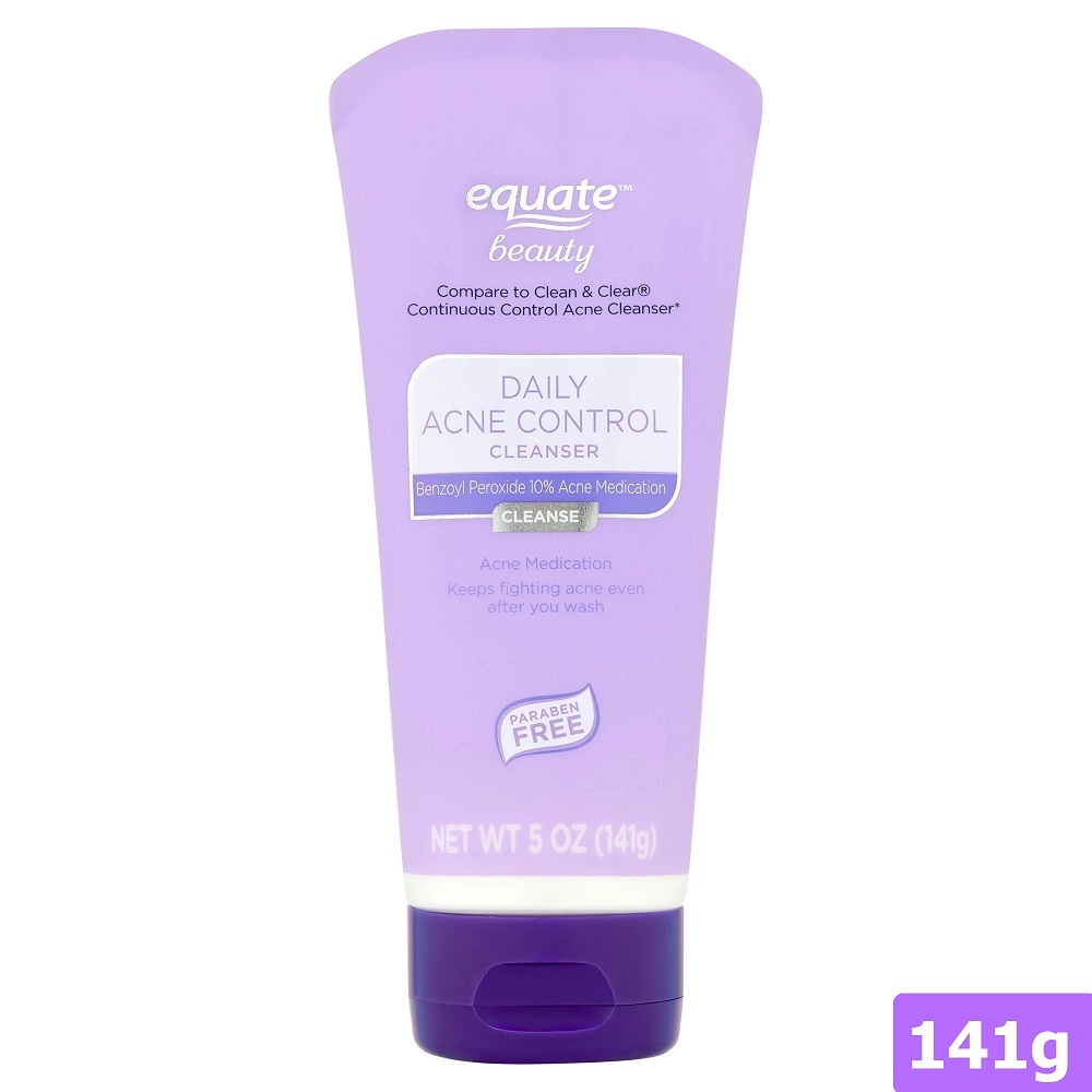 Sữa Rửa Mặt Equate Beauty Daily Acne Control Cleanser 141g – Cho Da Mụn