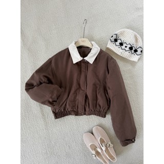  Áo khoác mùa đông nữ LENCLOTHING A861118 - áo khoác phao cổ nhung kem 