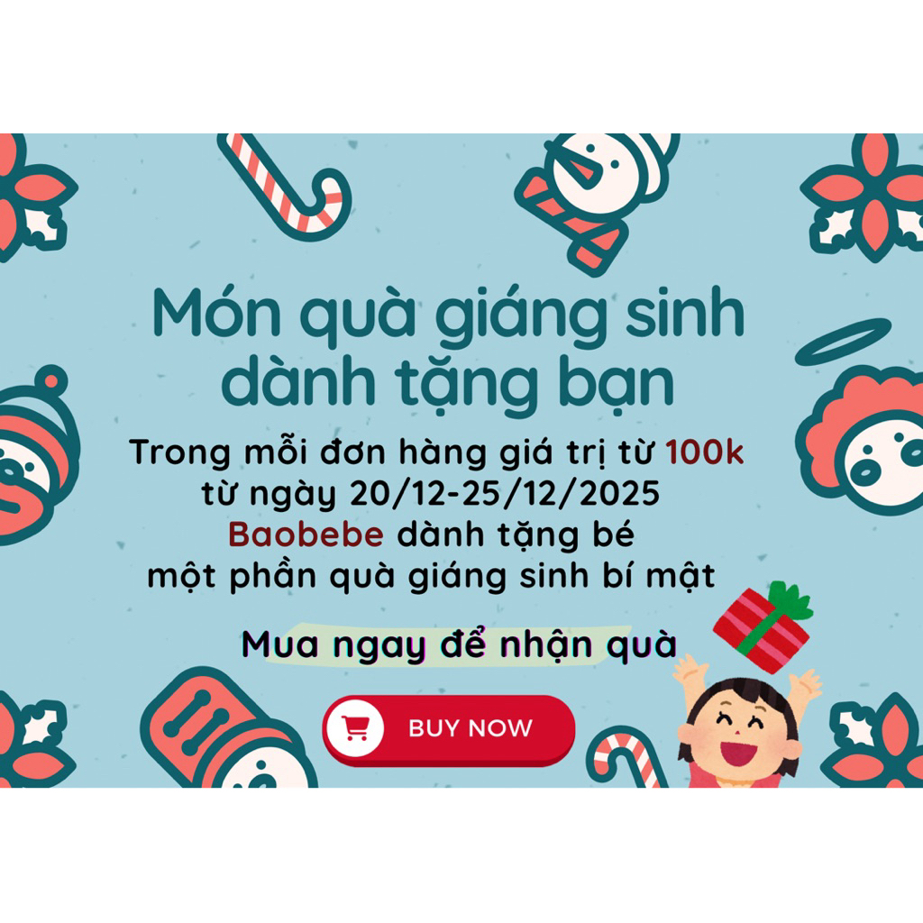quà tặng cho bé, quà tặng ngẫu nhiên BAOBEBE tặng khách yêu