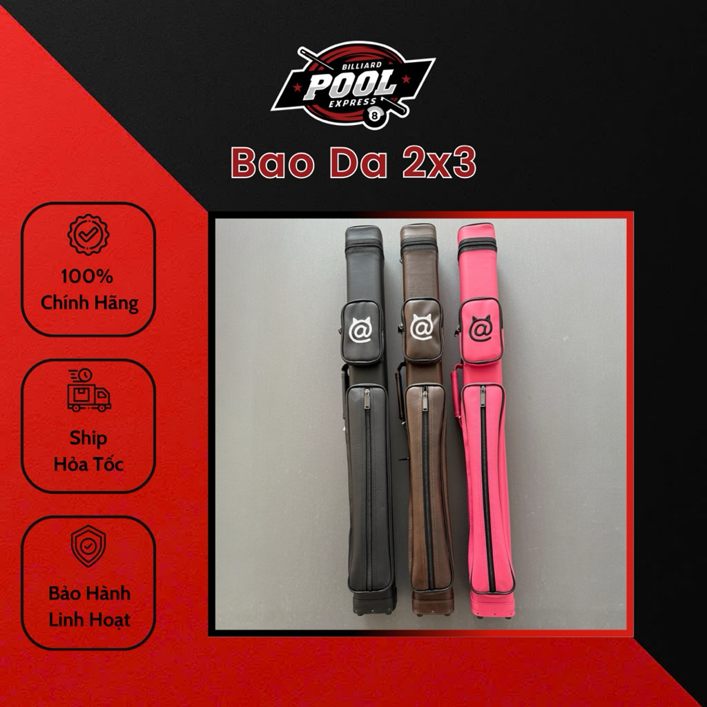Bao cơ Bida, Bao da 2x3 lõi mềm lót nỉ Cao Cấp